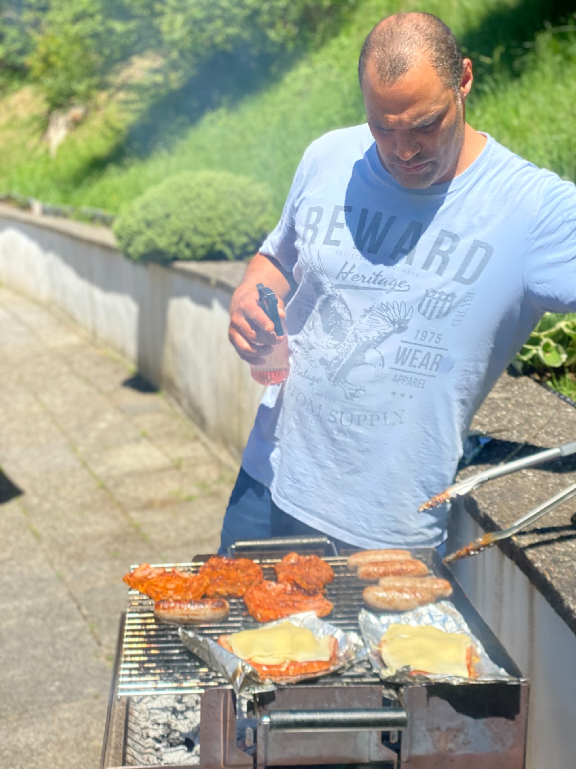 Gemeinsames Angrillen