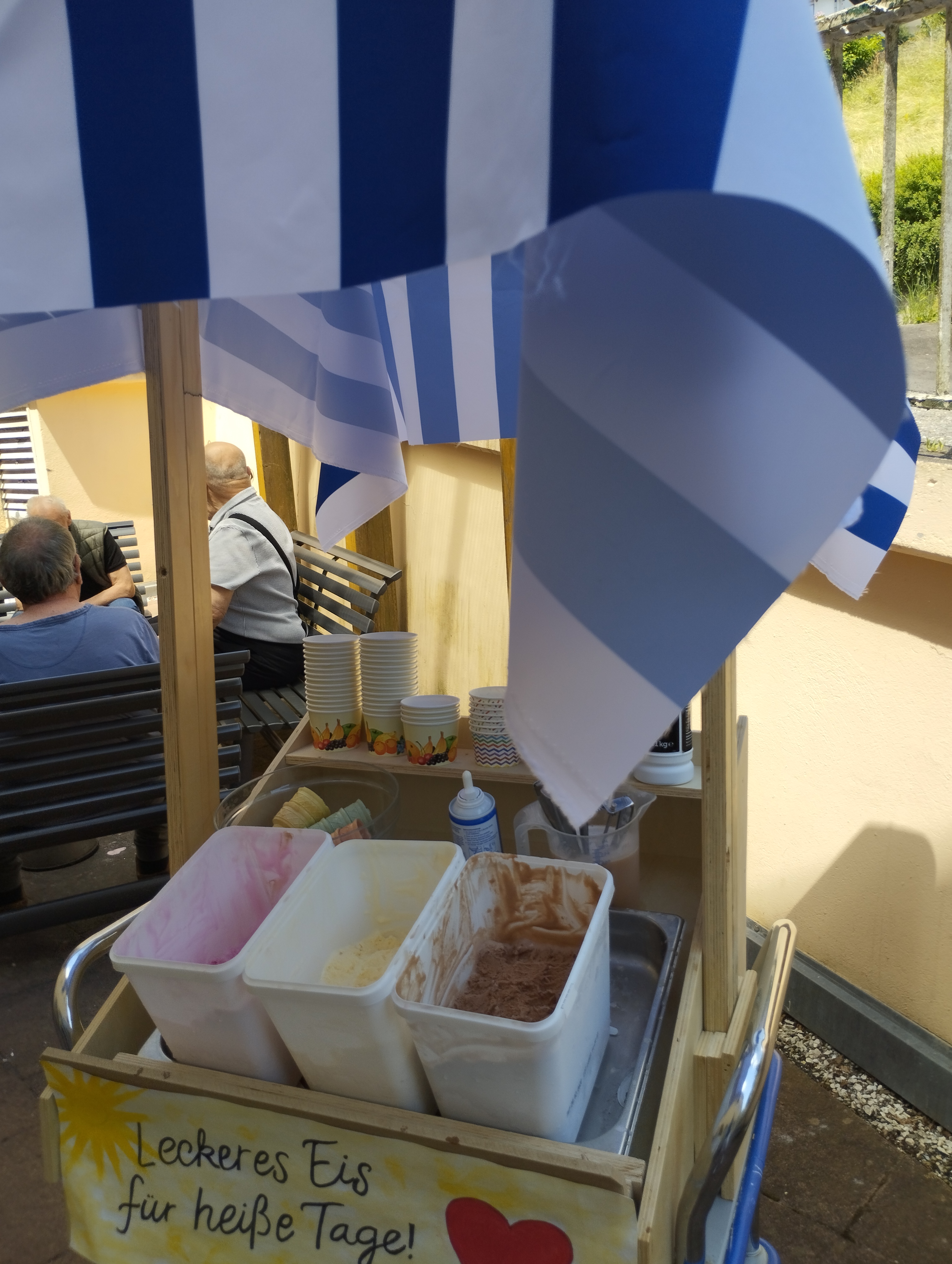 Vorbereiteter Eiswagen