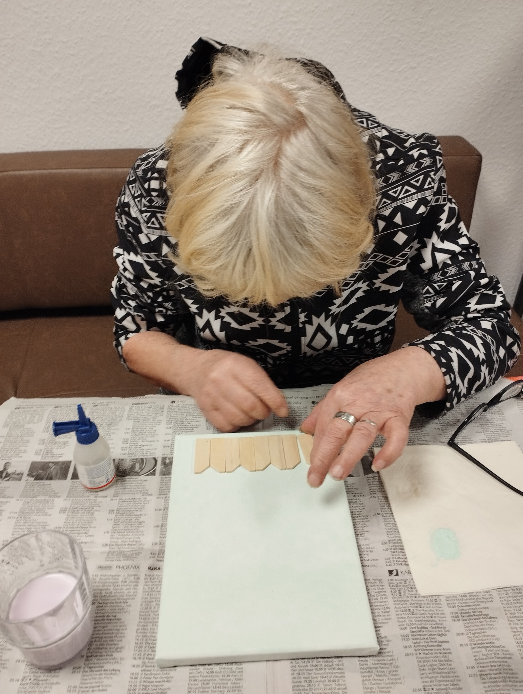 Gestalten von Leinw&auml;nden