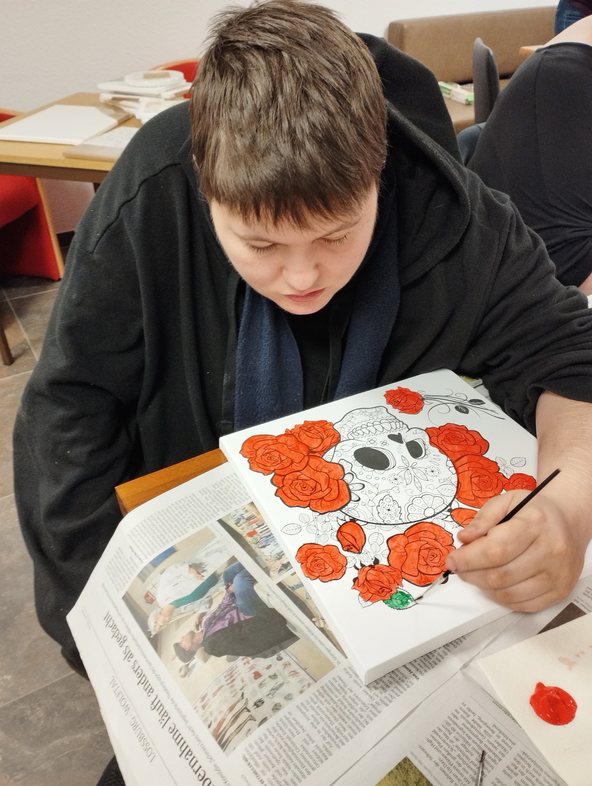 Gestalten von Leinw&auml;nden