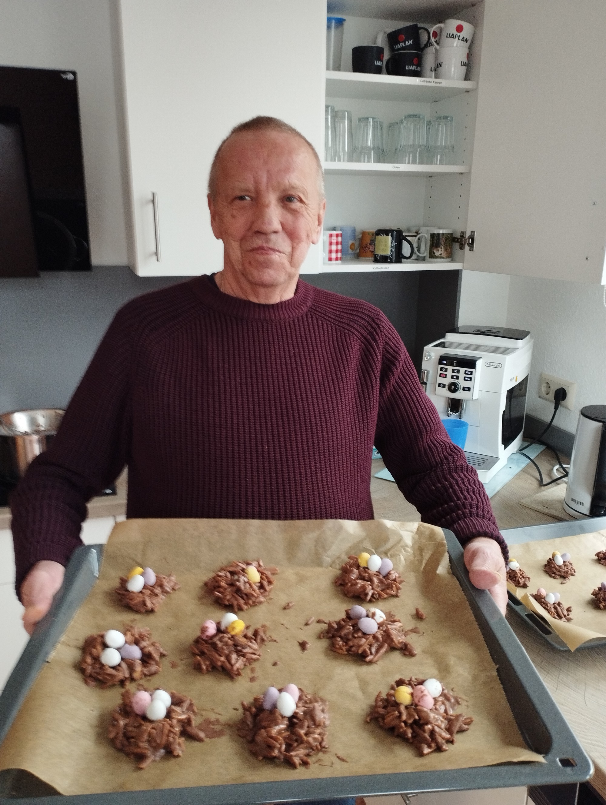 Vorbereitung der Osternester