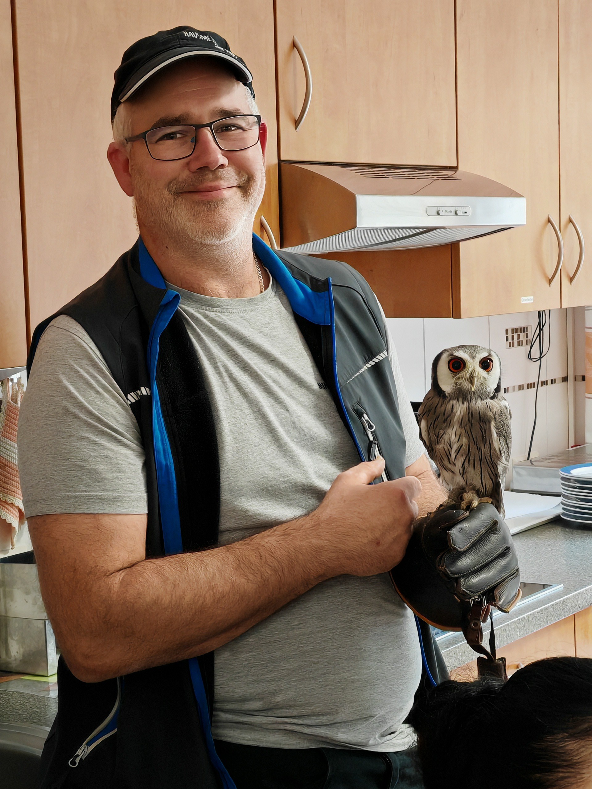 Mitarbeiter mit Eule