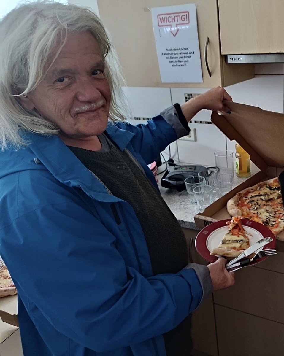 Pizza zur Einweihung