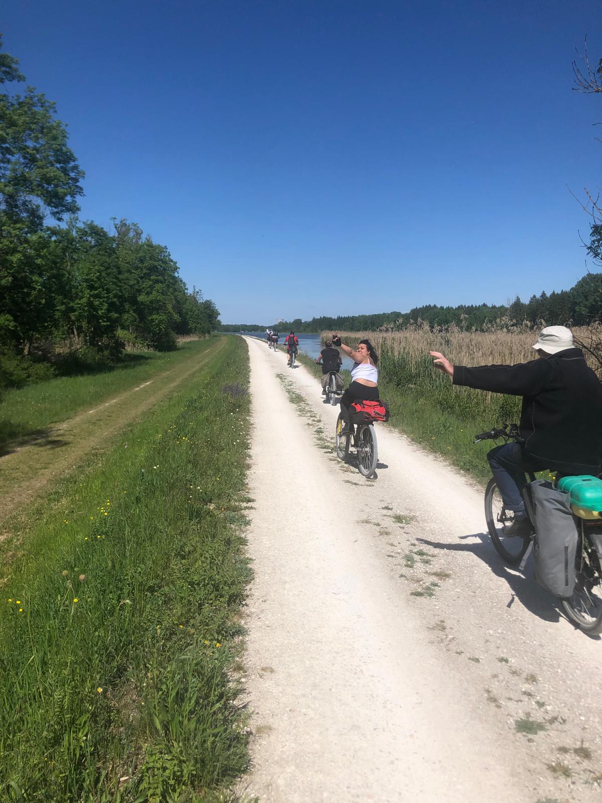 Gemeinsames Radfahren