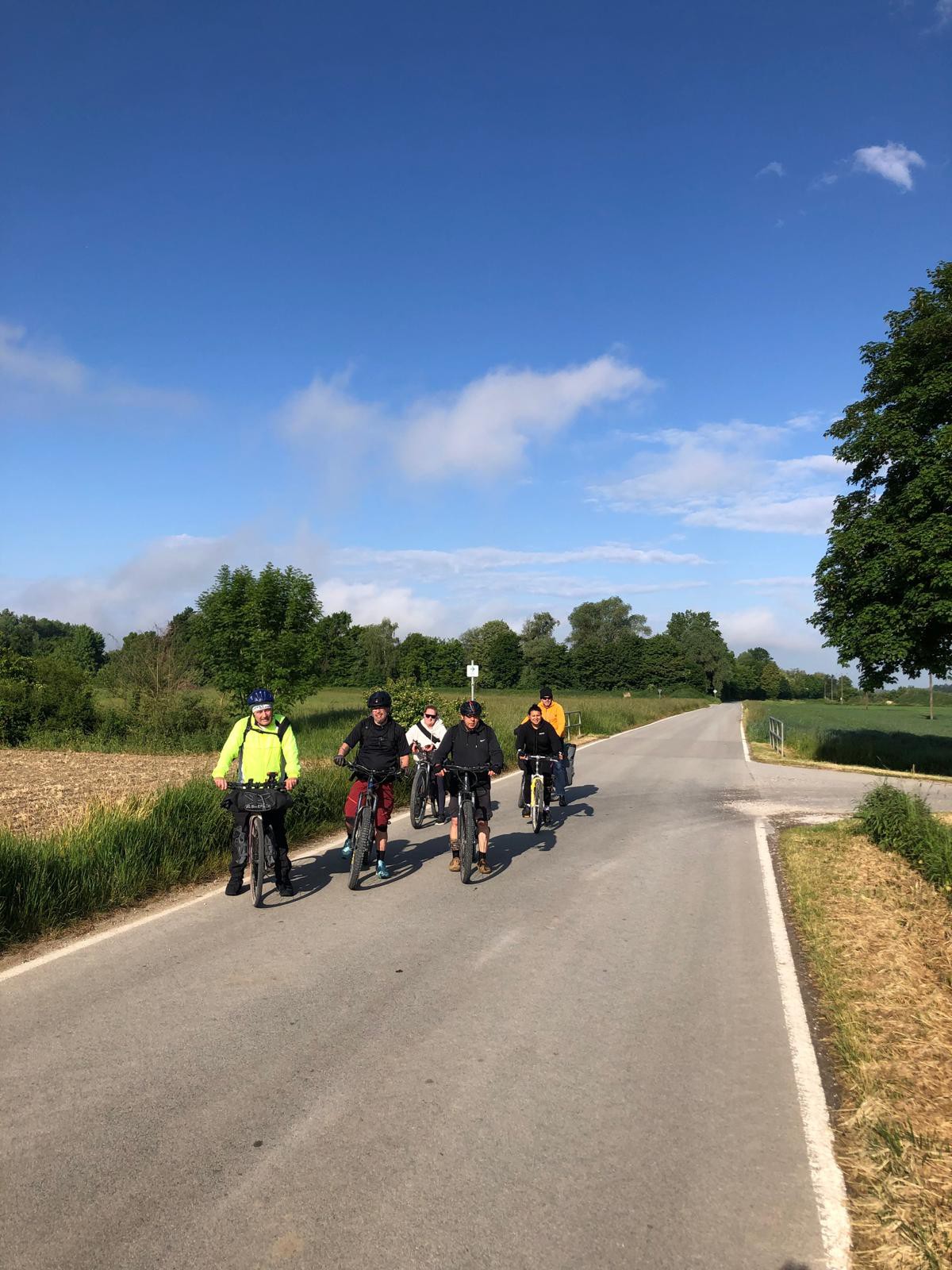 Gemeinsames Radfahren