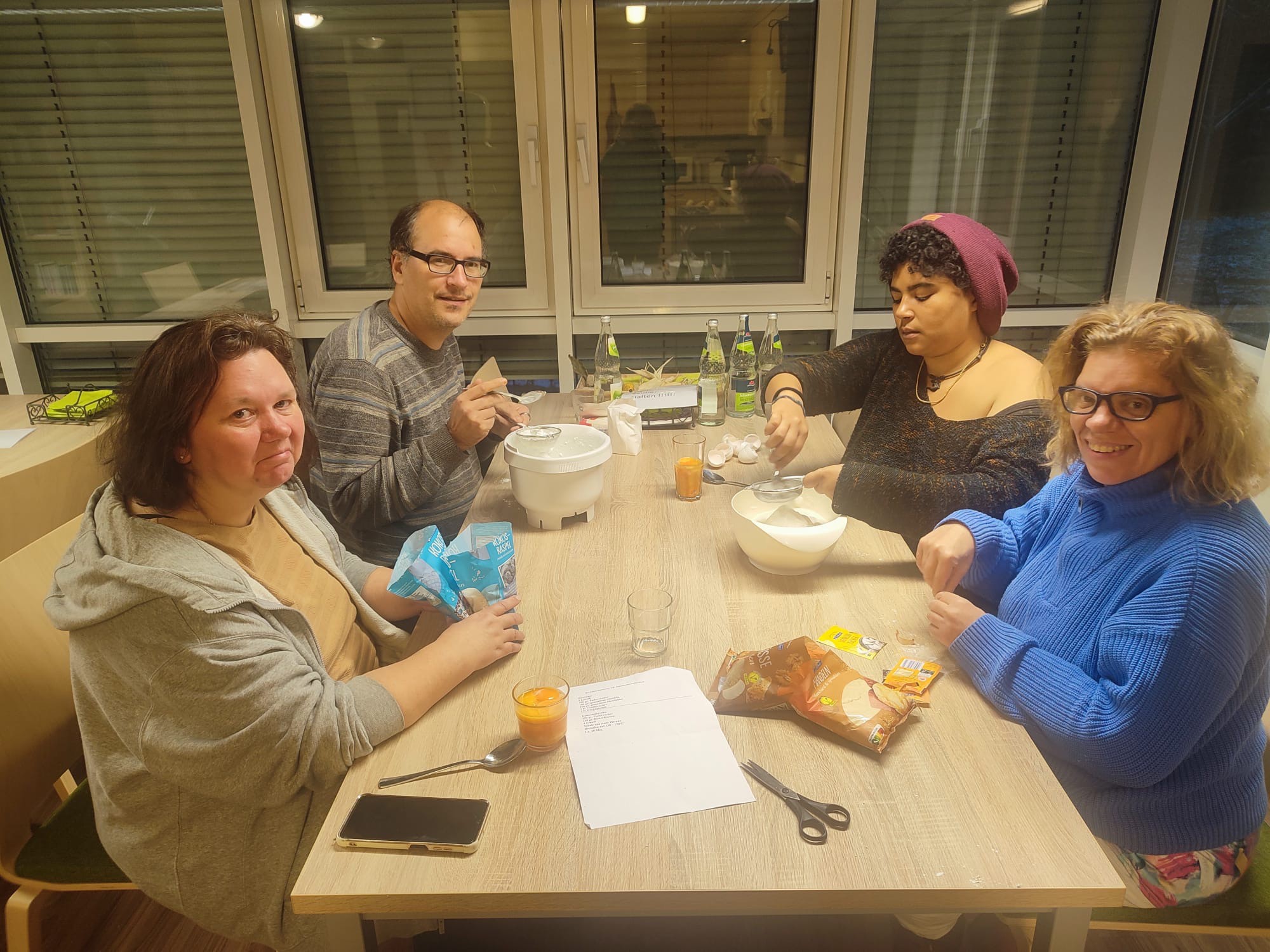 Gemeinsames Plätzchen backen