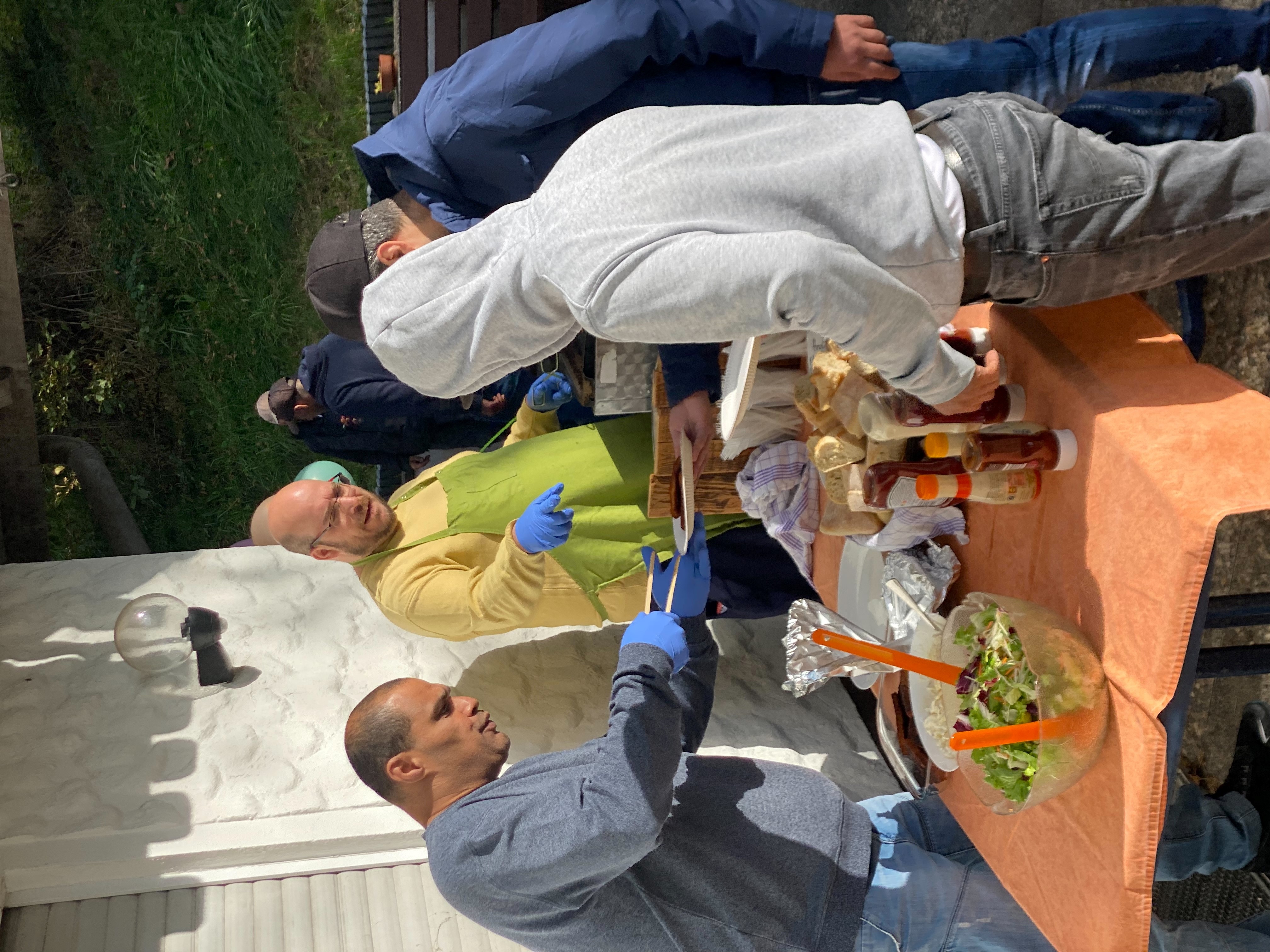 Gemeinsames Grillen
