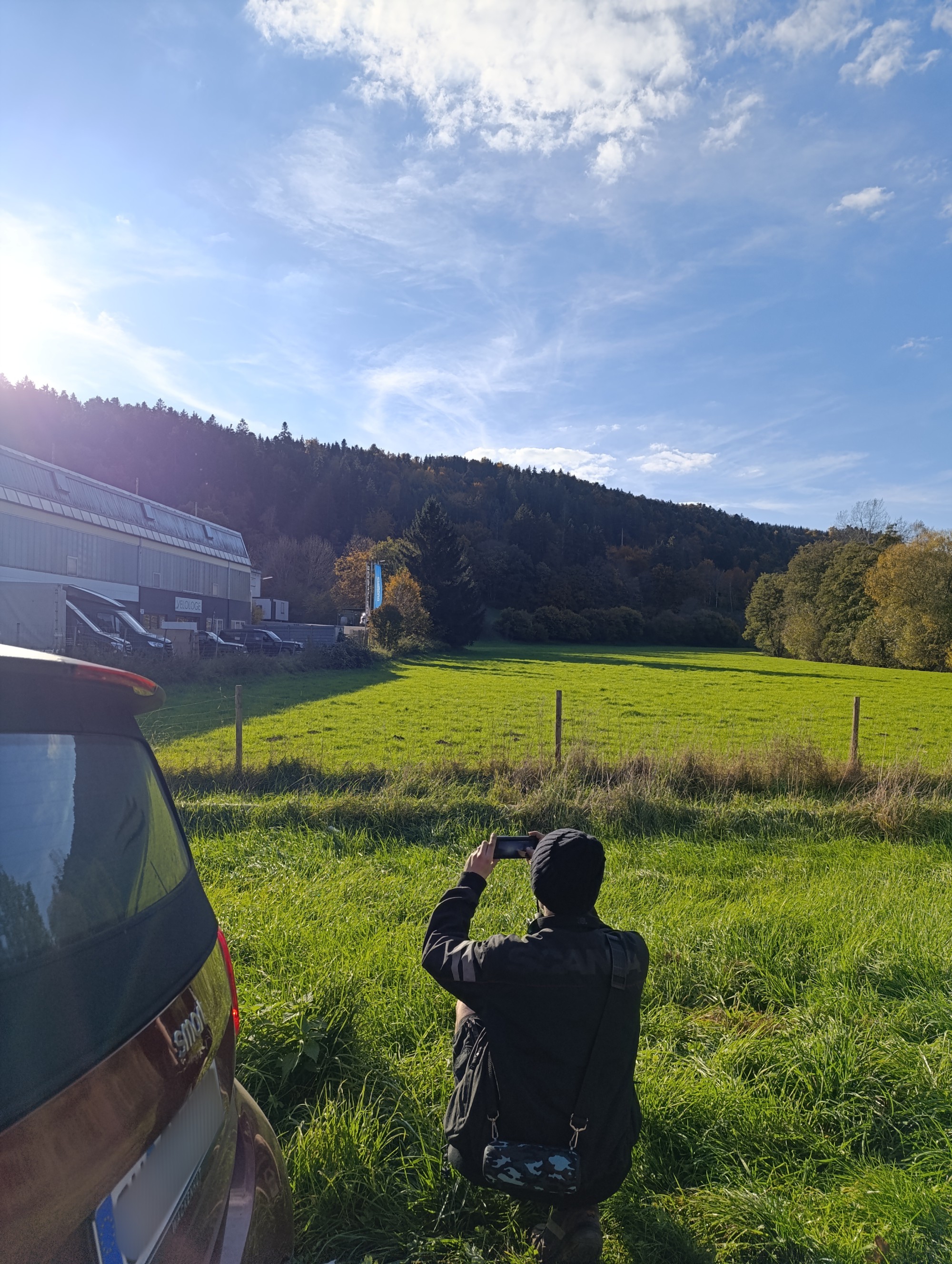 Fotografieren des Ausblicks