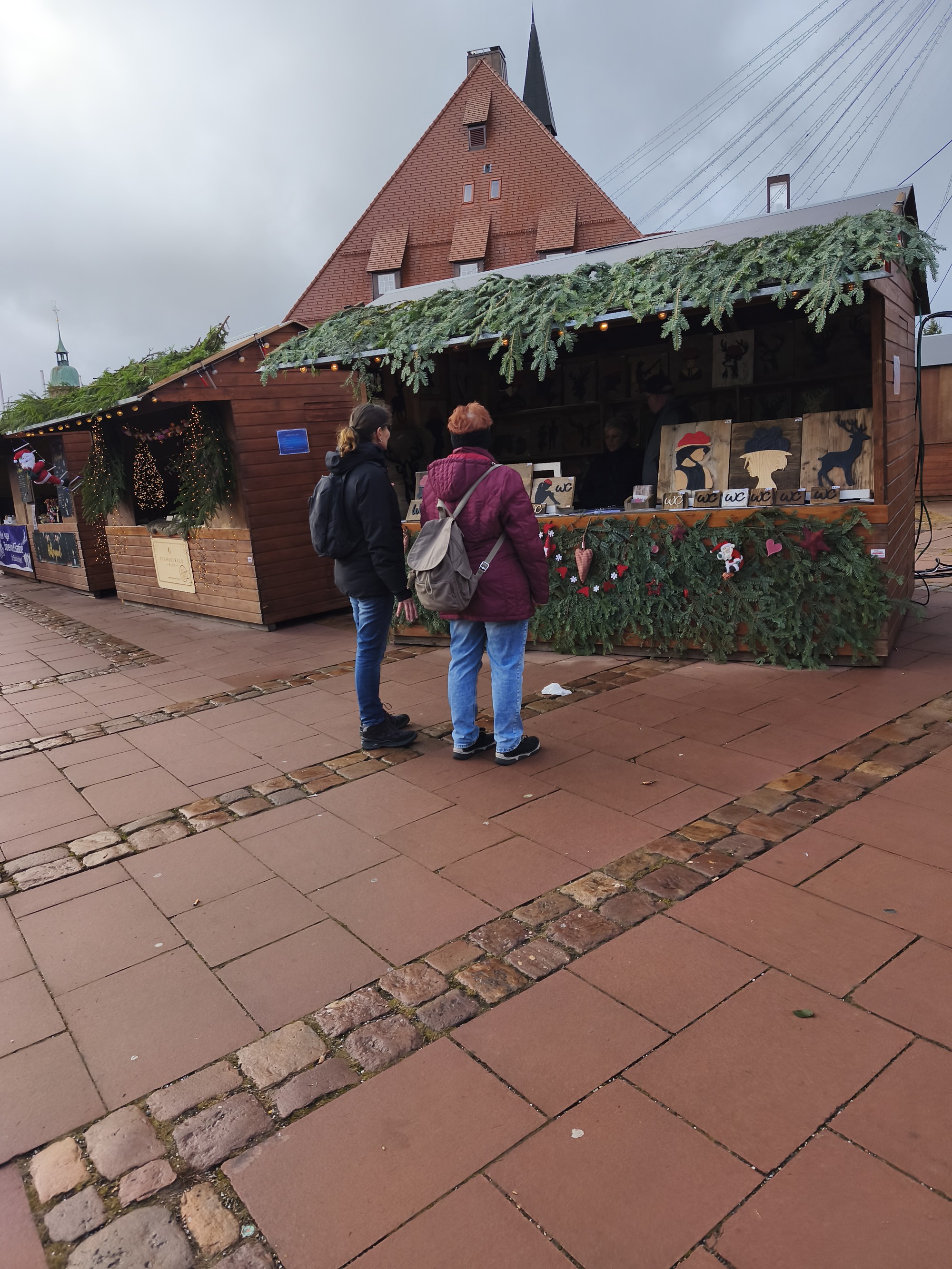 Besuch auf dem Weihnachtsmarkt
