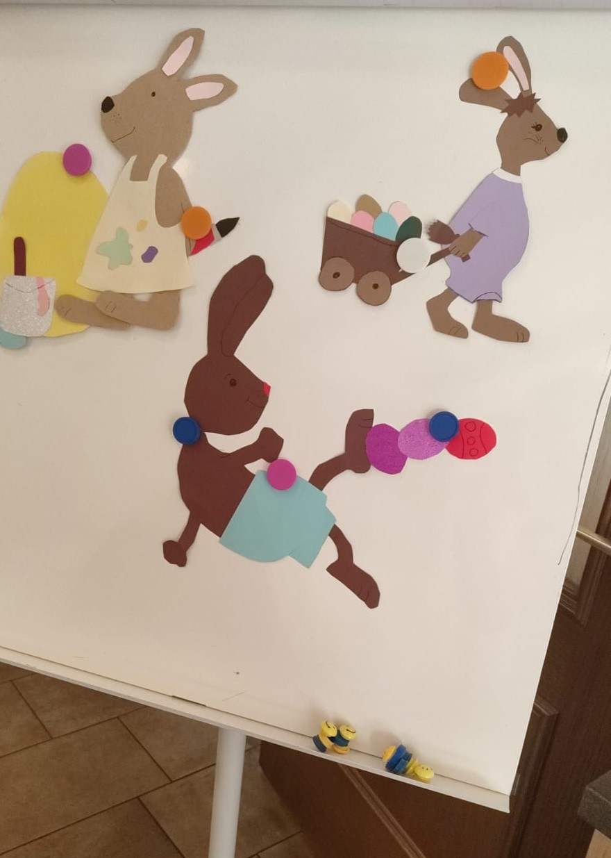 Fertig gestellte Bastelarbeiten