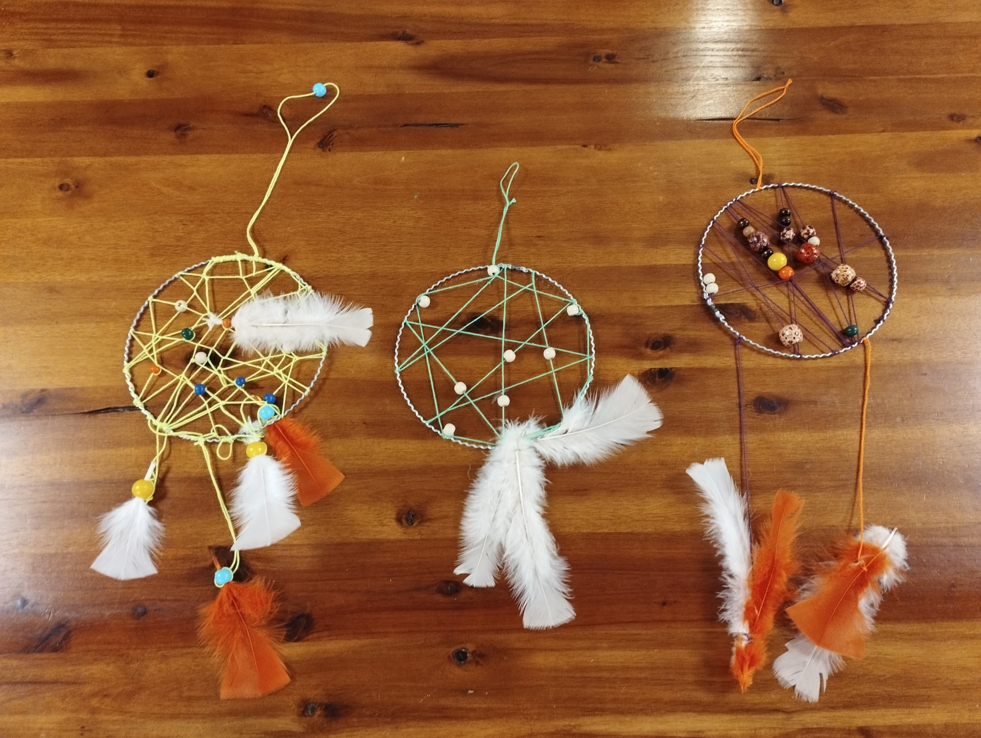 Fertig erstellte Traumfänger