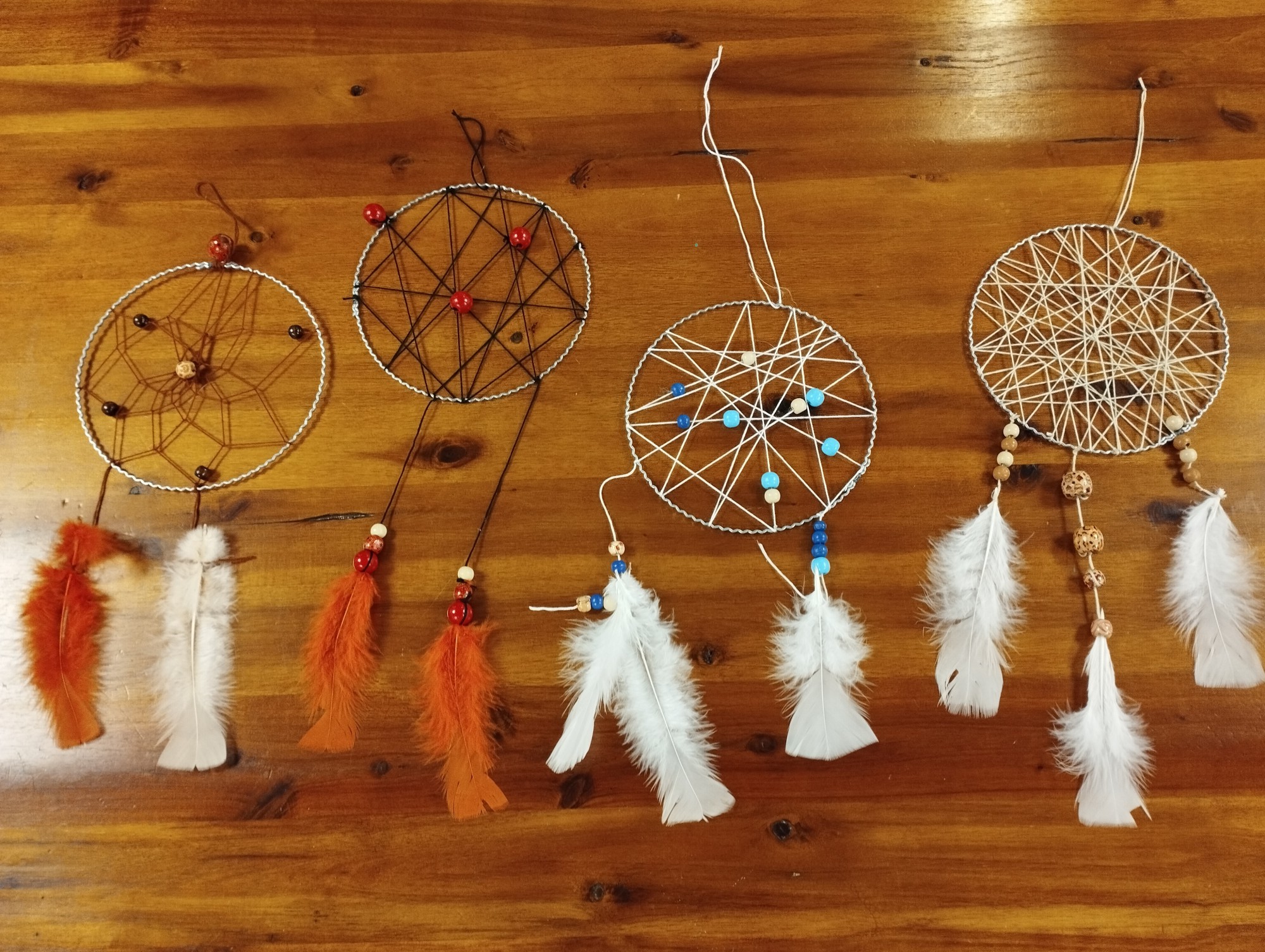 Fertig erstellte Traumfänger