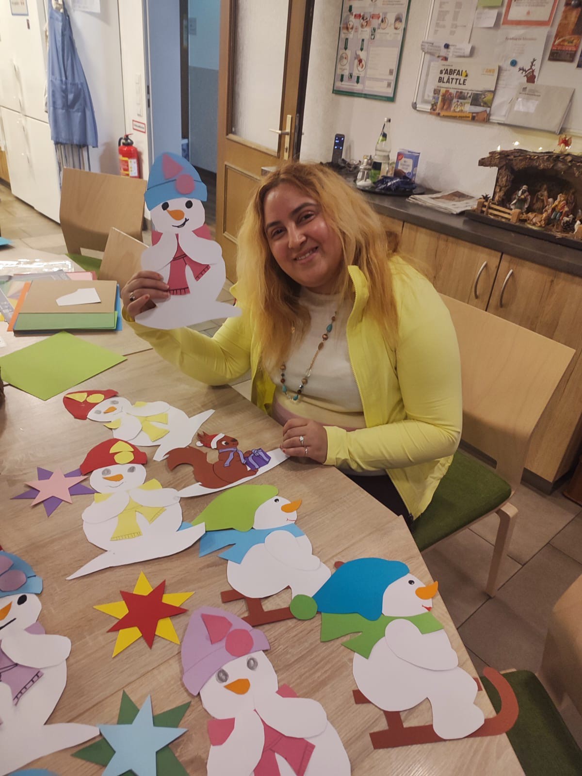 Fertig gestellte Bastelarbeit