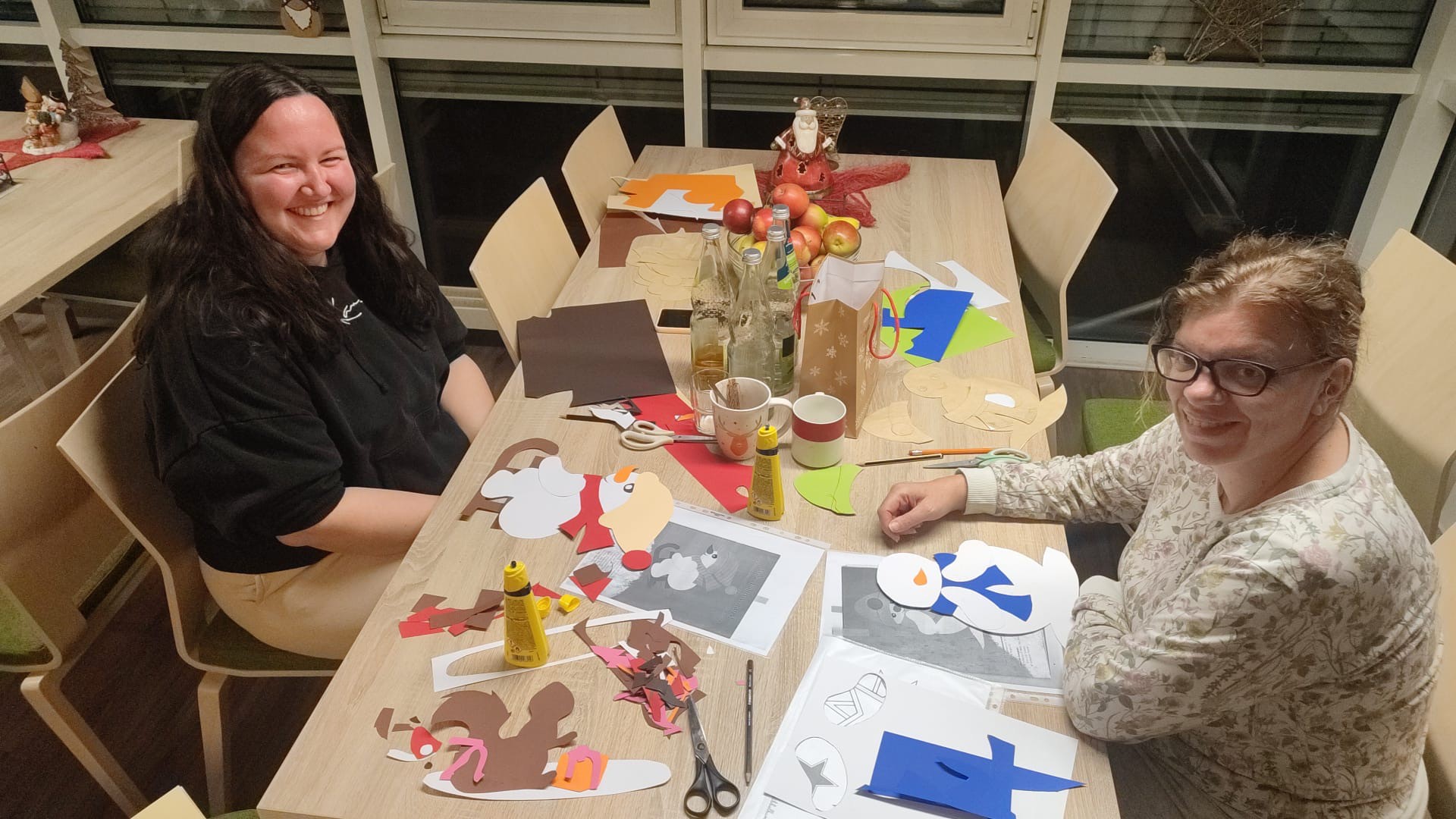 Fertig gestellte Bastelarbeit