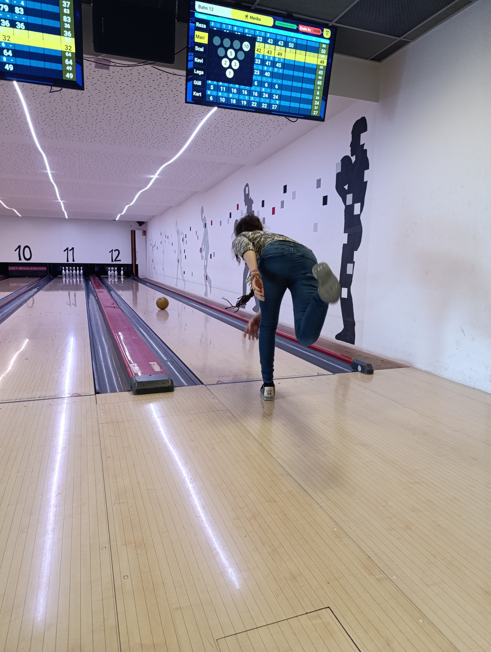 Bowling-Wurf