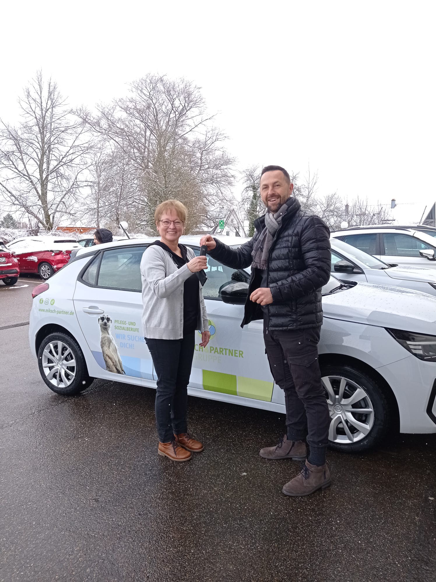 Schl&uuml;ssel&uuml;bergabe