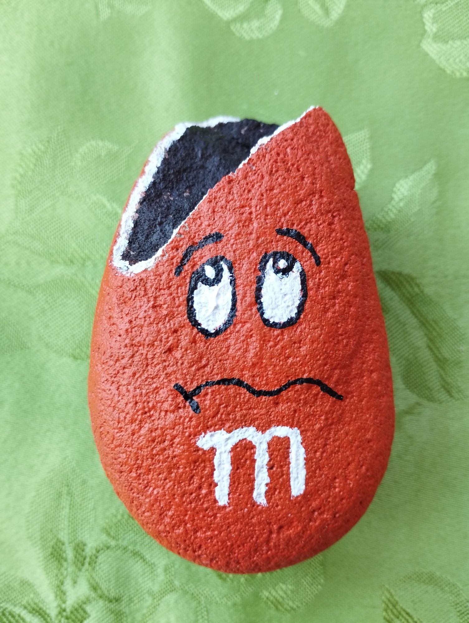 Stein im Süßigkeiten-Muster