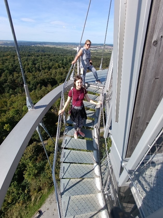 Aufstieg zum Turm