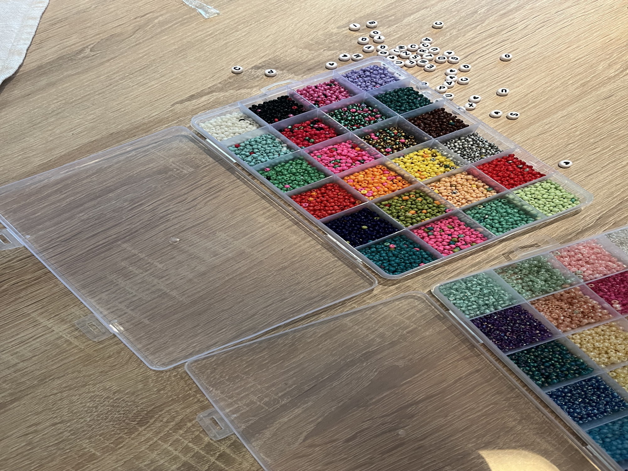 Auswahl an unterschiedlichen Perlen