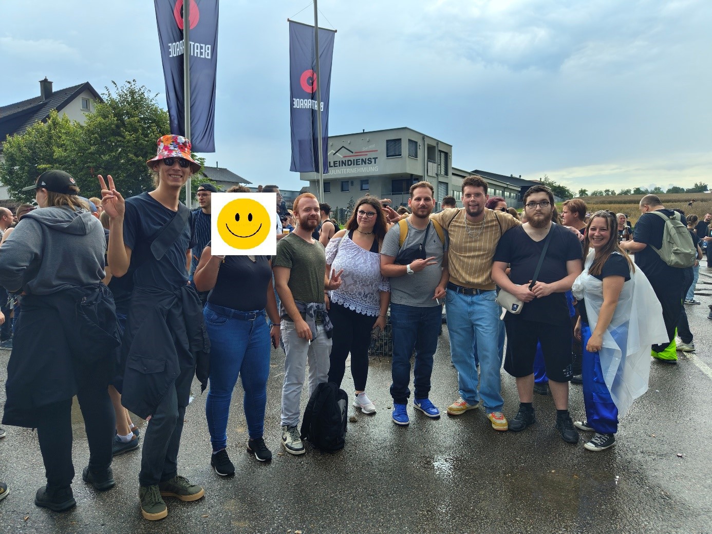 Gruppenfoto auf der Beatparade