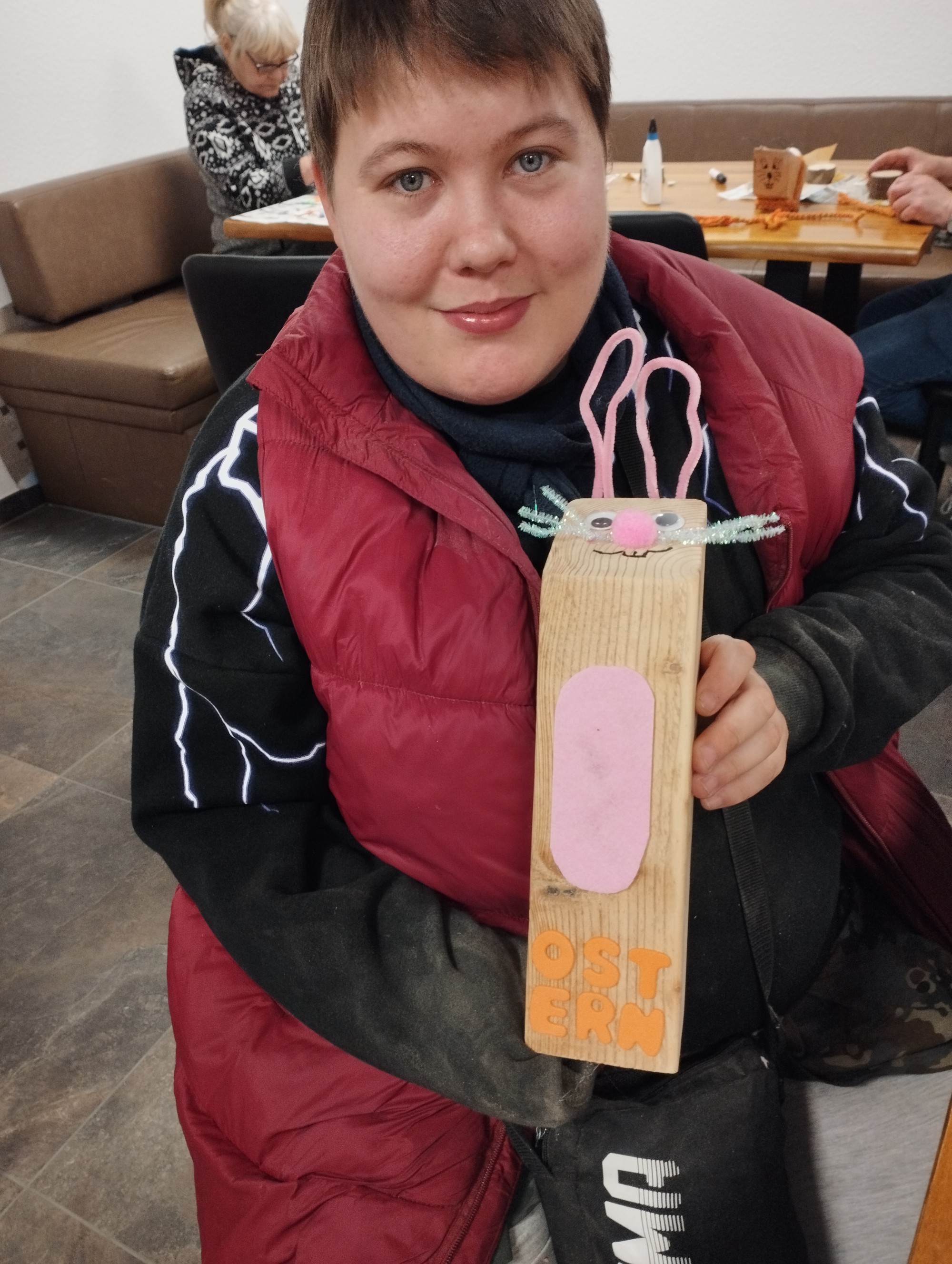 Fertig gestelltes Kunstwerk