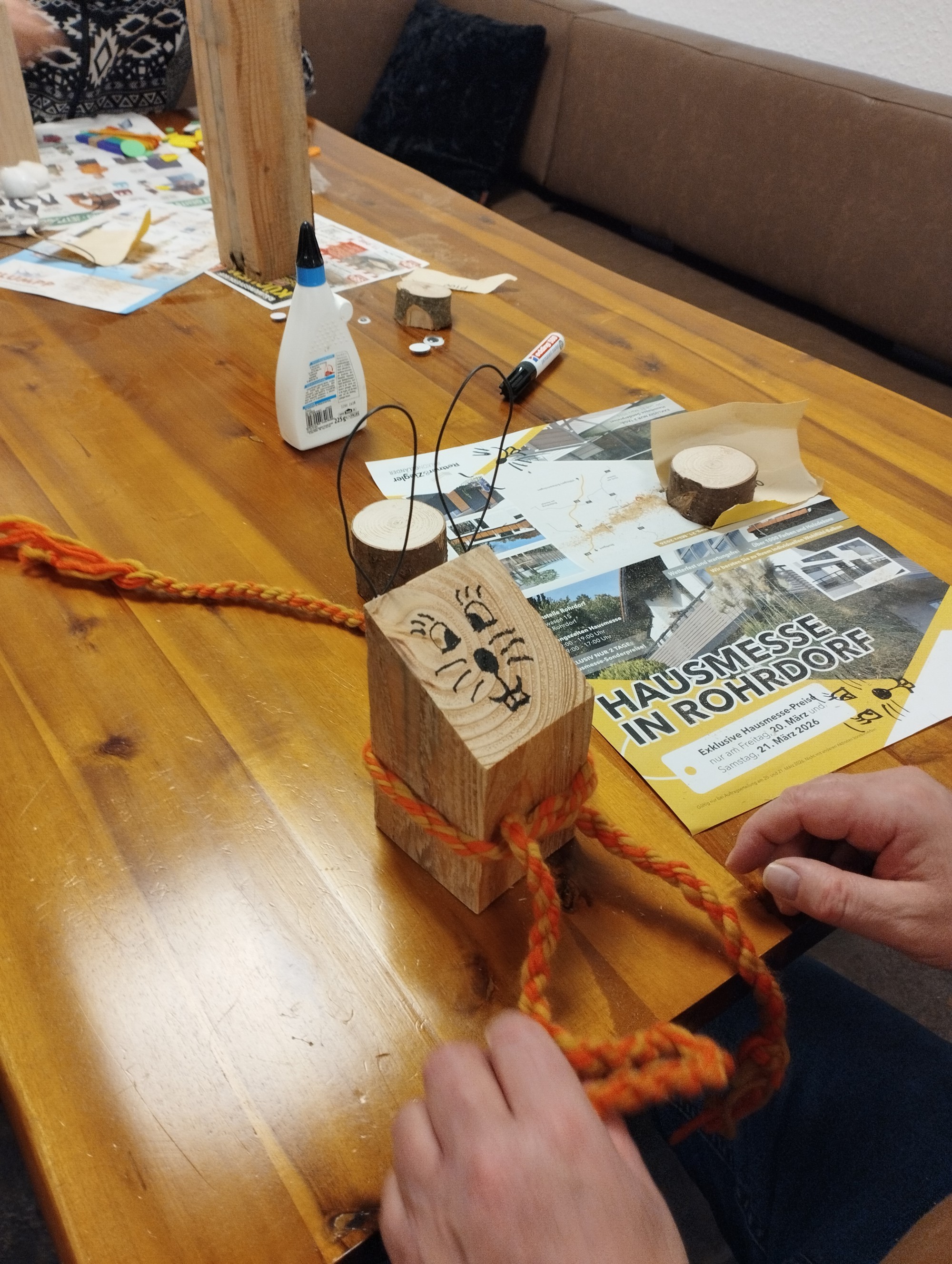 Fertig gestelltes Kunstwerk