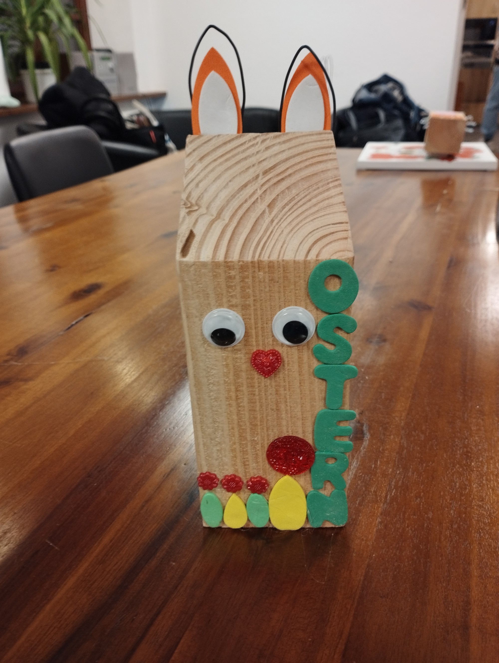 Fertig gestelltes Kunstwerk