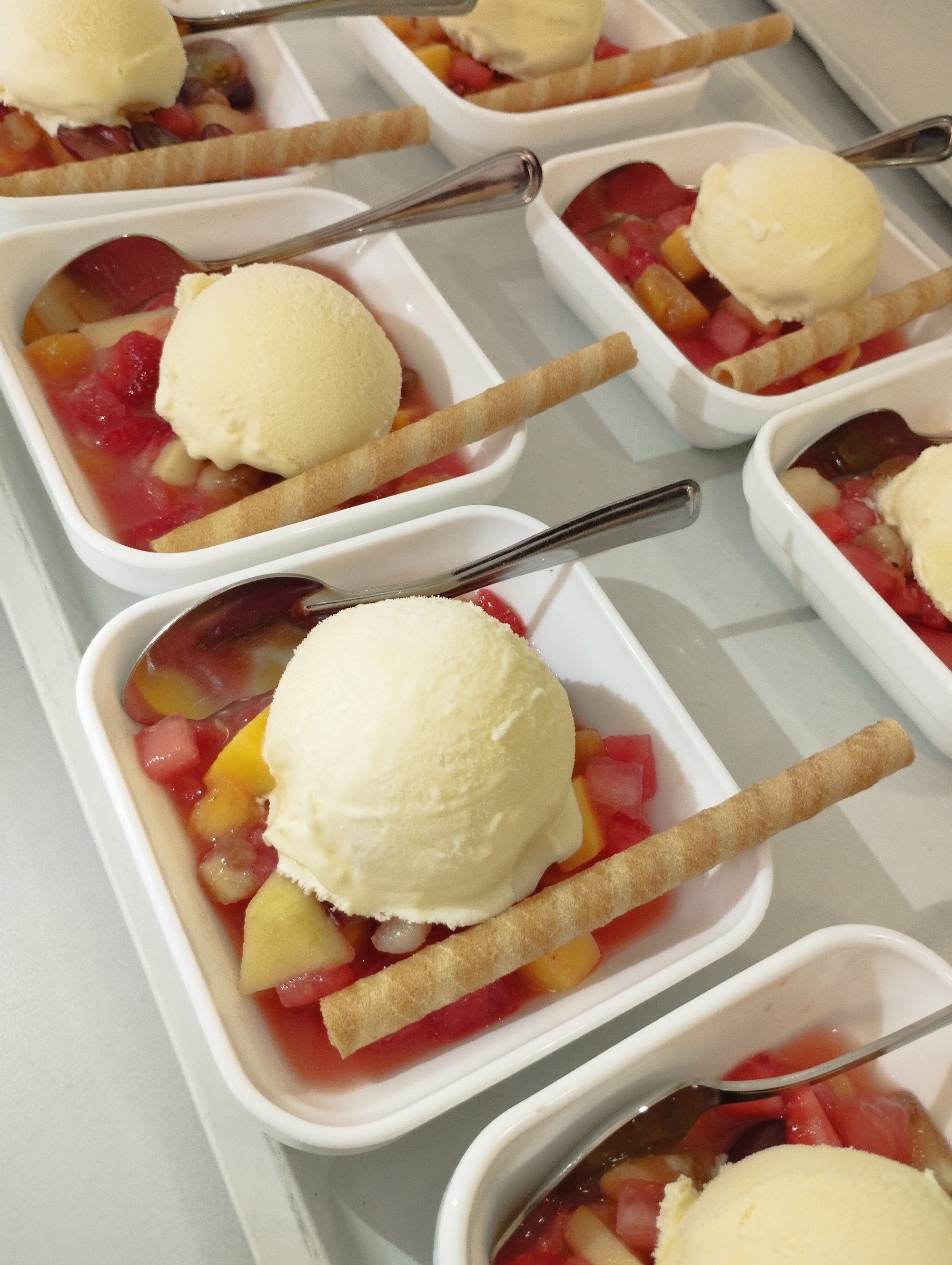 Vorbereitetes Dessert