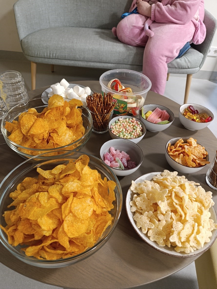 Auswahl an Snacks