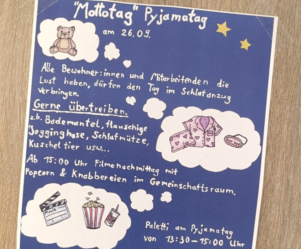 Aushang Mottotag