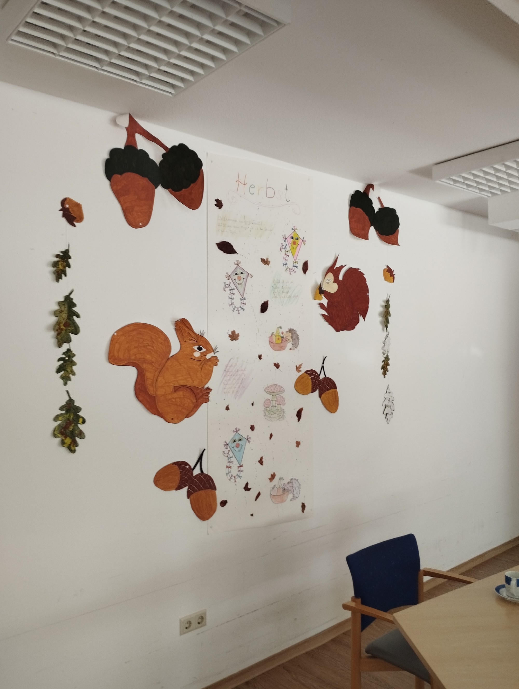 Ausgestellte Dekoration