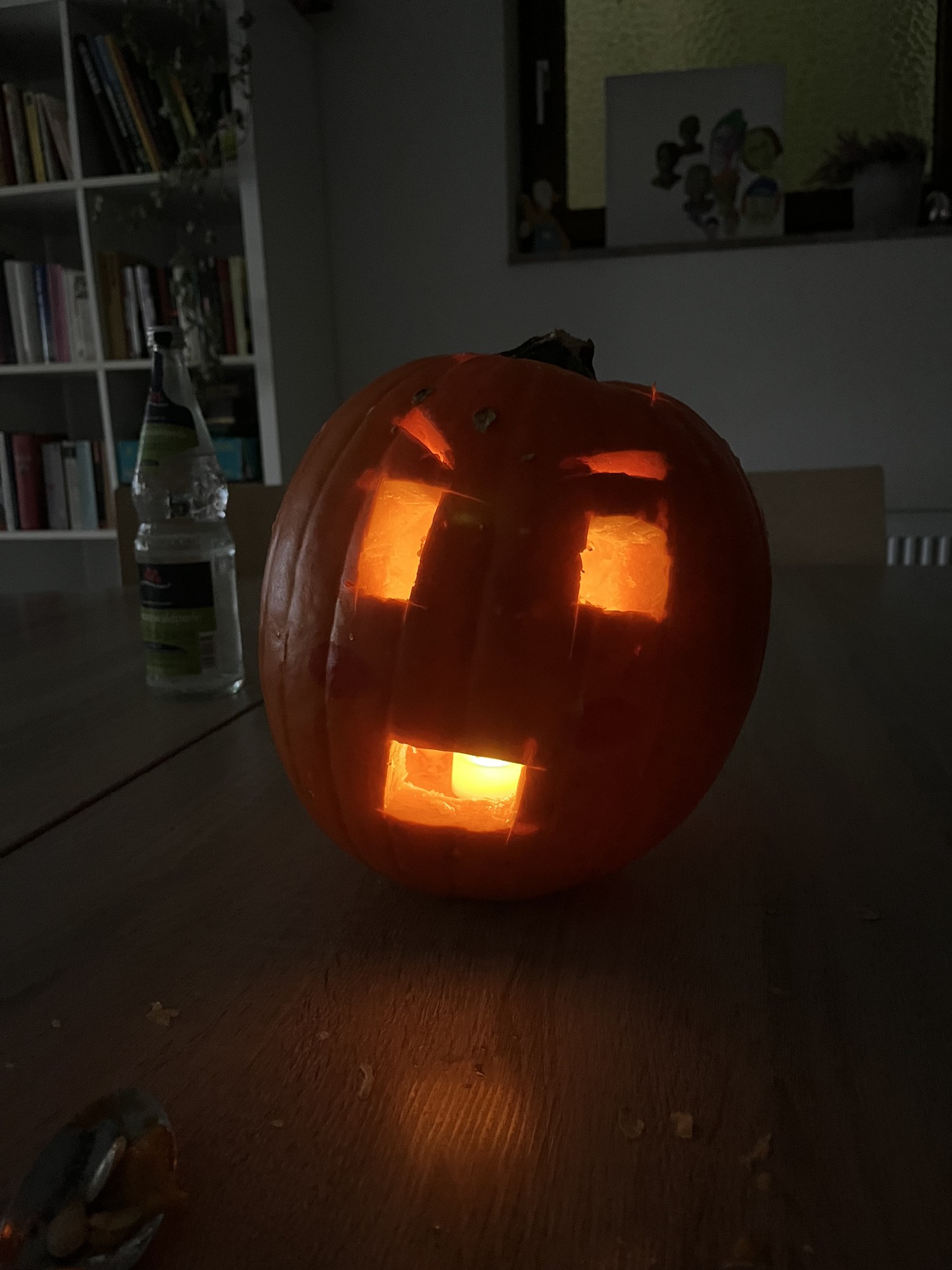 Ausgeschnitzter K&uuml;rbis